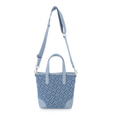 Denim Quilted Tote Bag