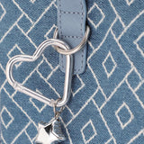 Denim Quilted Tote Bag