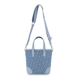 Denim Quilted Tote Bag